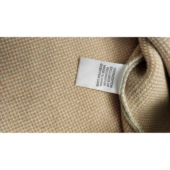 PacSun Sweater Mens Small‎ Sage Green Crewneck Knit Daisy Yin Yang Pullover - Picture 4 of 14